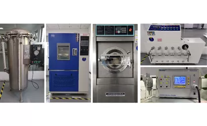 The Century Test Center insures environmental reliability, life time, quality, durability and performance of all factory produced merchandises