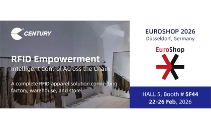 Century End-to-End RFID Solutions for Apparel Retail | EuroShop 2026